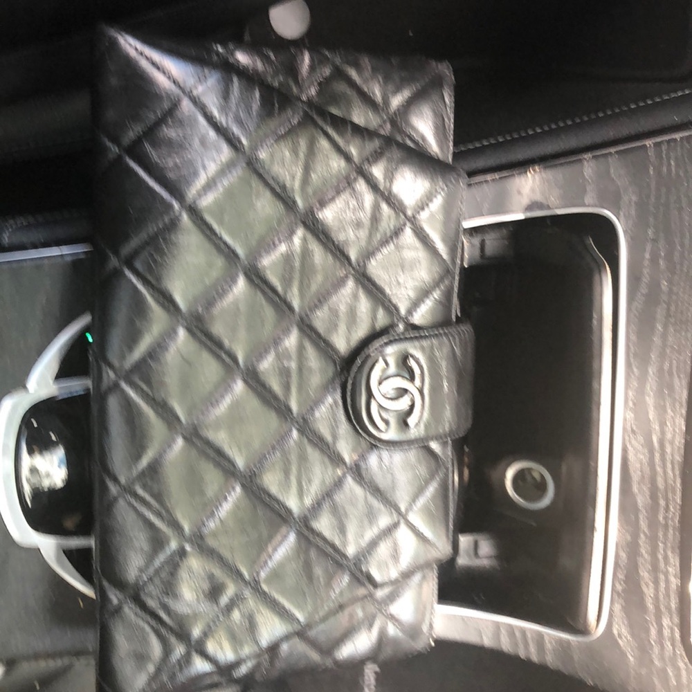 Chanel envelope clutch with chain